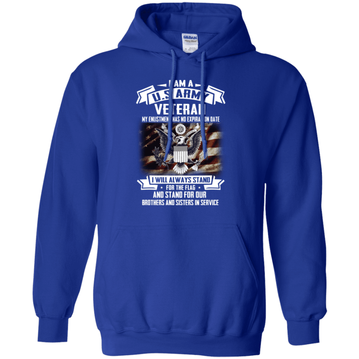 I am A US Army Veteran My Enlistment Has No Expiration Date T Shirt-TShirt-Army-Veterans Nation