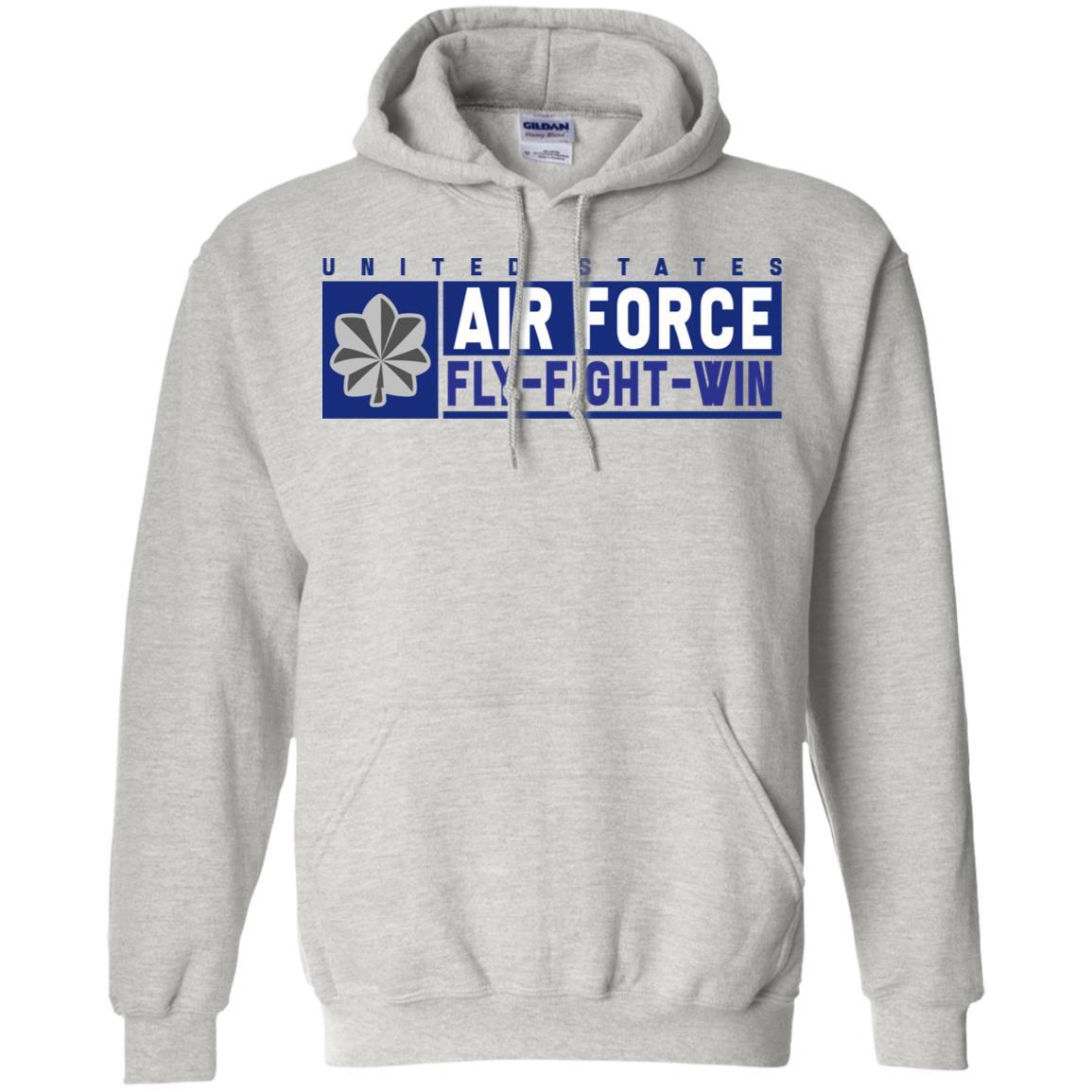 US Air Force O-5 Lieutenant Colonel Fly - Fight - Win Long Sleeve - Pullover Hoodie-TShirt-USAF-Veterans Nation