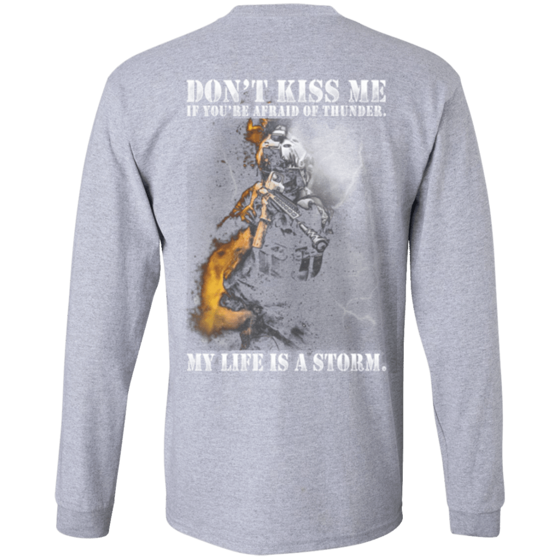 Military T-Shirt "My Life Is Storm Veteran"-TShirt-General-Veterans Nation