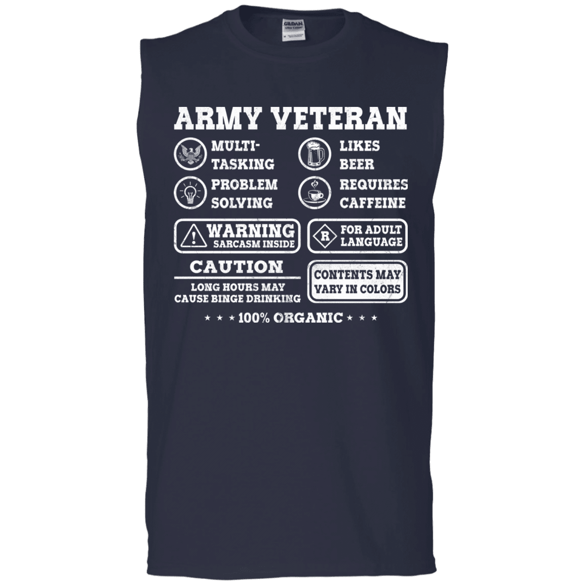 Army Veteran Multitasking Sarcasm Men Front T Shirts-TShirt-Army-Veterans Nation