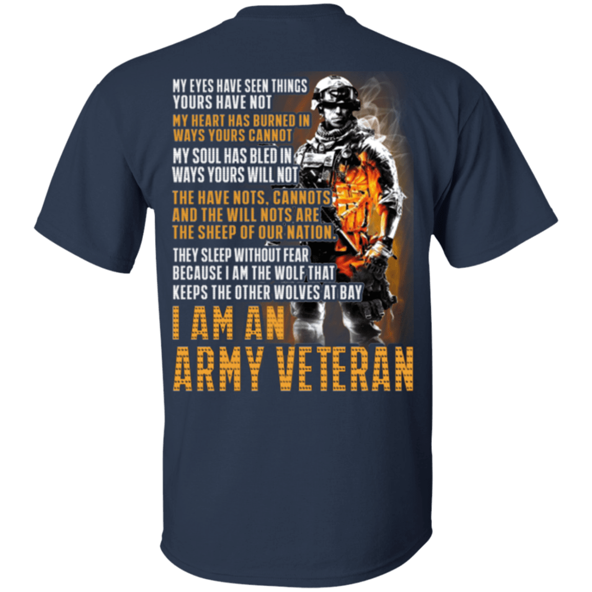 I Am An ARMY Veteran T Shirt-TShirt-Army-Veterans Nation