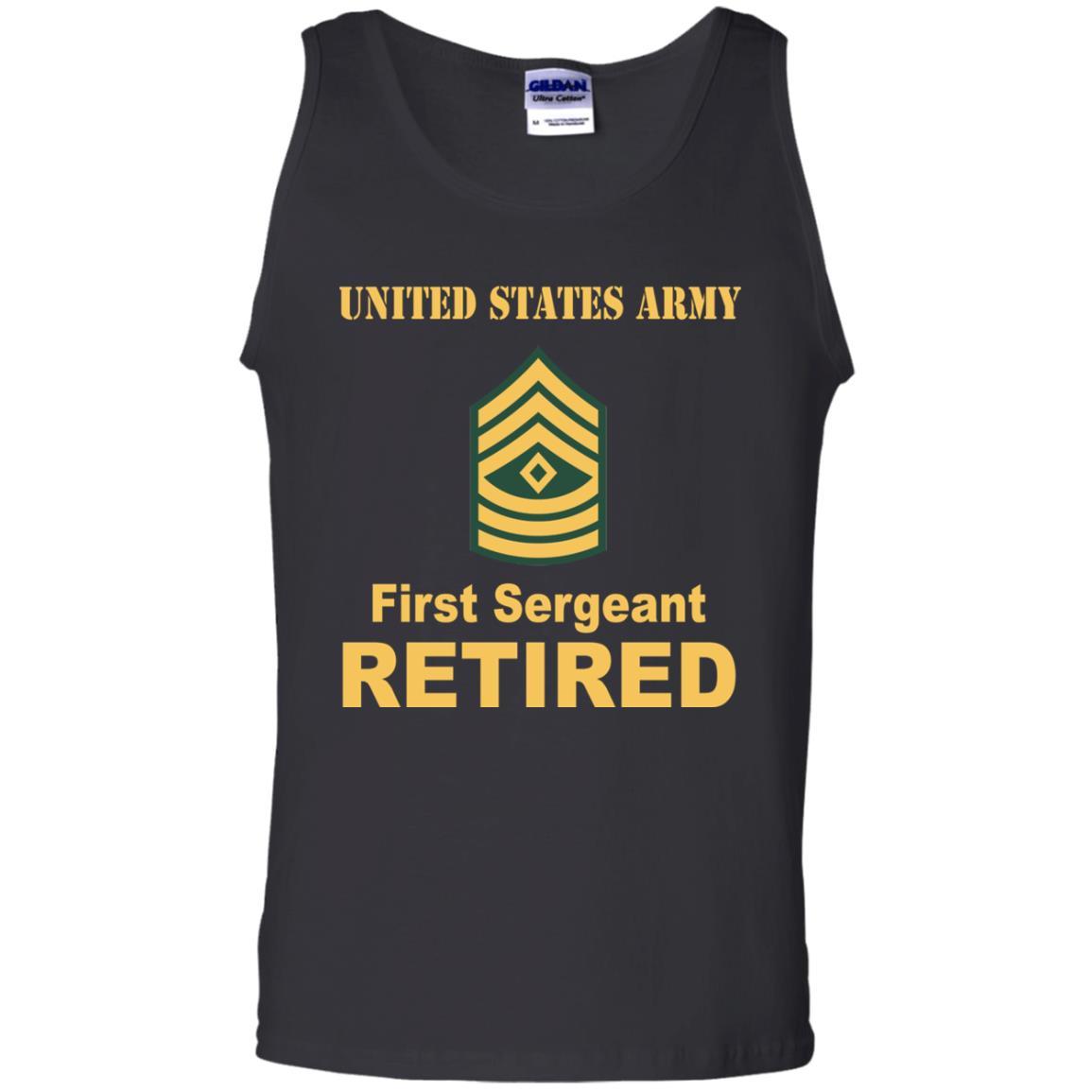 US Army E-8 First Sergeant E8 1SG Noncommissioned Officer Retired Men T Shirt On Front-TShirt-Army-Veterans Nation