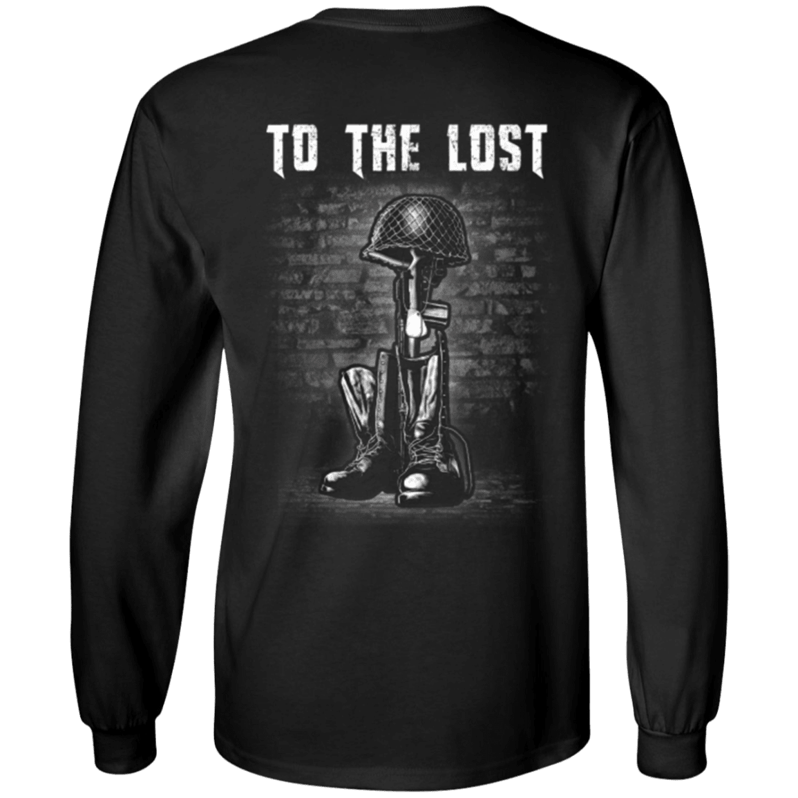 Military T-Shirt "To The Lost - Veteran"-TShirt-General-Veterans Nation