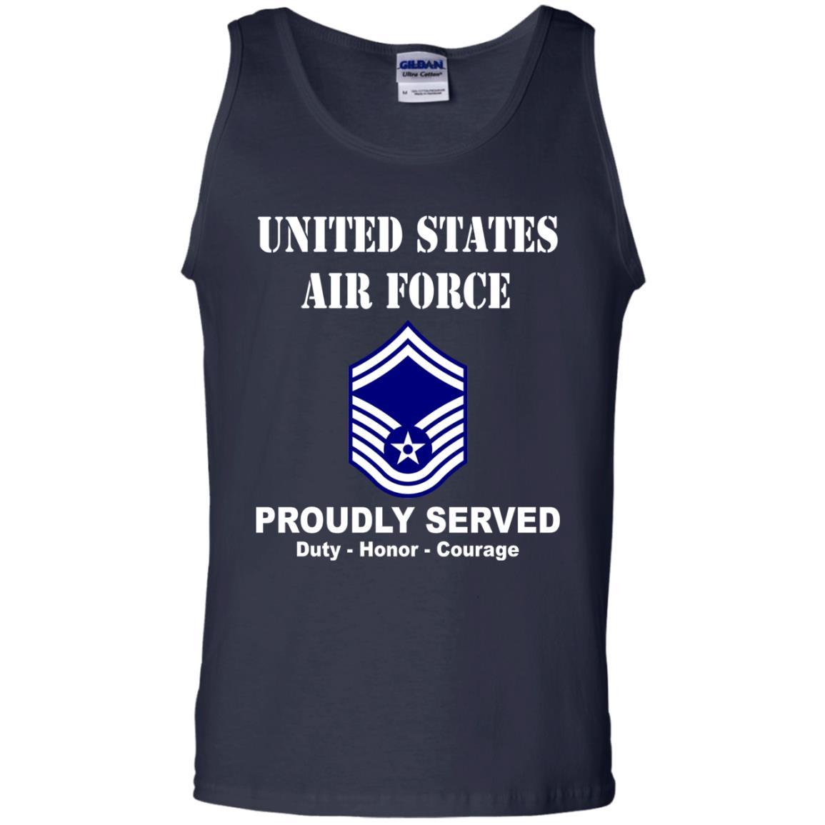 US Air Force E-8 Senior Master Sergeant SMSgt E8 Noncommissioned Officer Men Front T Shirt For Air Force-TShirt-USAF-Veterans Nation