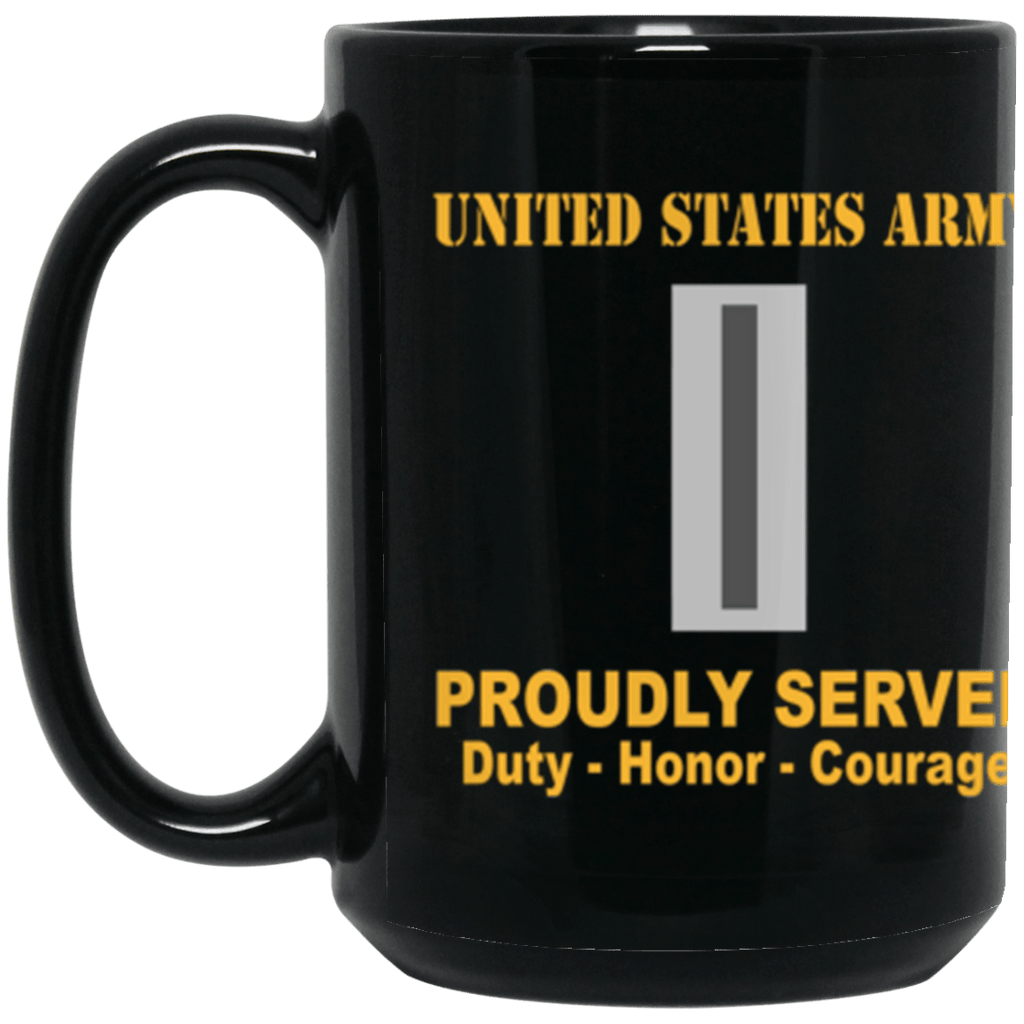 US Army W-5 Chief Warrant Officer 5 W5 CW5 Warrant Officer Ranks Proudly Served Core Values 15 oz. Black Mug-Drinkware-Veterans Nation