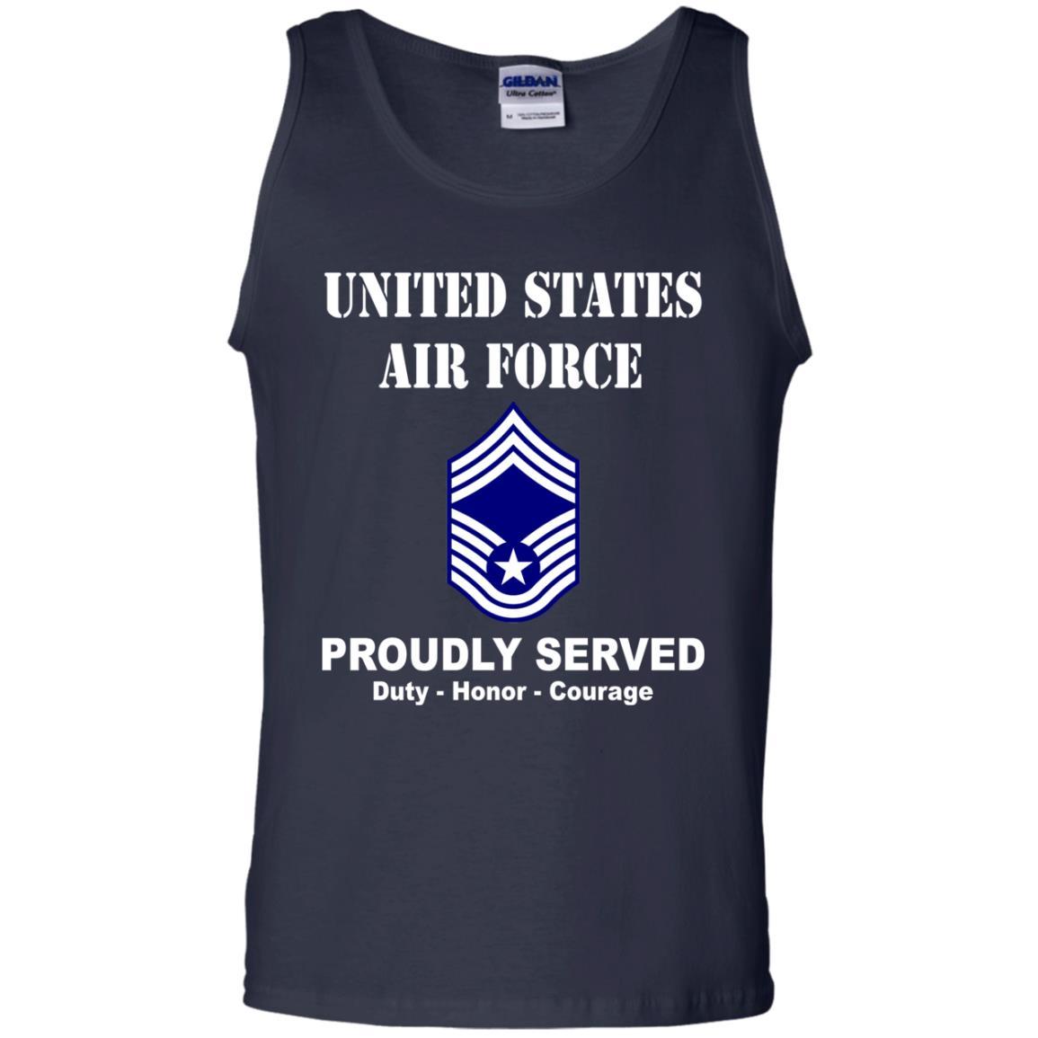 US Air Force E-9 Chief Master Sergeant CMSgt E9 Noncommissioned Officer Ranks Men Front T Shirt For Air Force-TShirt-USAF-Veterans Nation