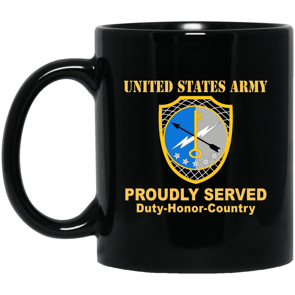 US ARMY 780TH MILITARY INTELLIGENCE BRIGADE- 11 oz - 15 oz Black Mug-Mug-Army-CSIB-Veterans Nation