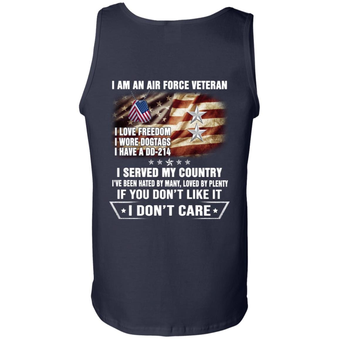 I Am An Air Force O-8 Major General Maj G O8 General Officer Ranks Veteran T-Shirt On Back-TShirt-USAF-Veterans Nation