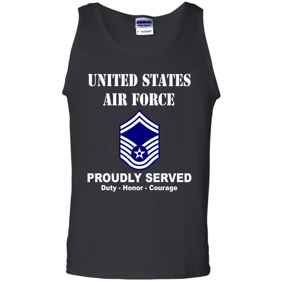 US Air Force E-8 Senior Master Sergeant SMSgt E8 Noncommissioned Officer Men Front T Shirt For Air Force-TShirt-USAF-Veterans Nation