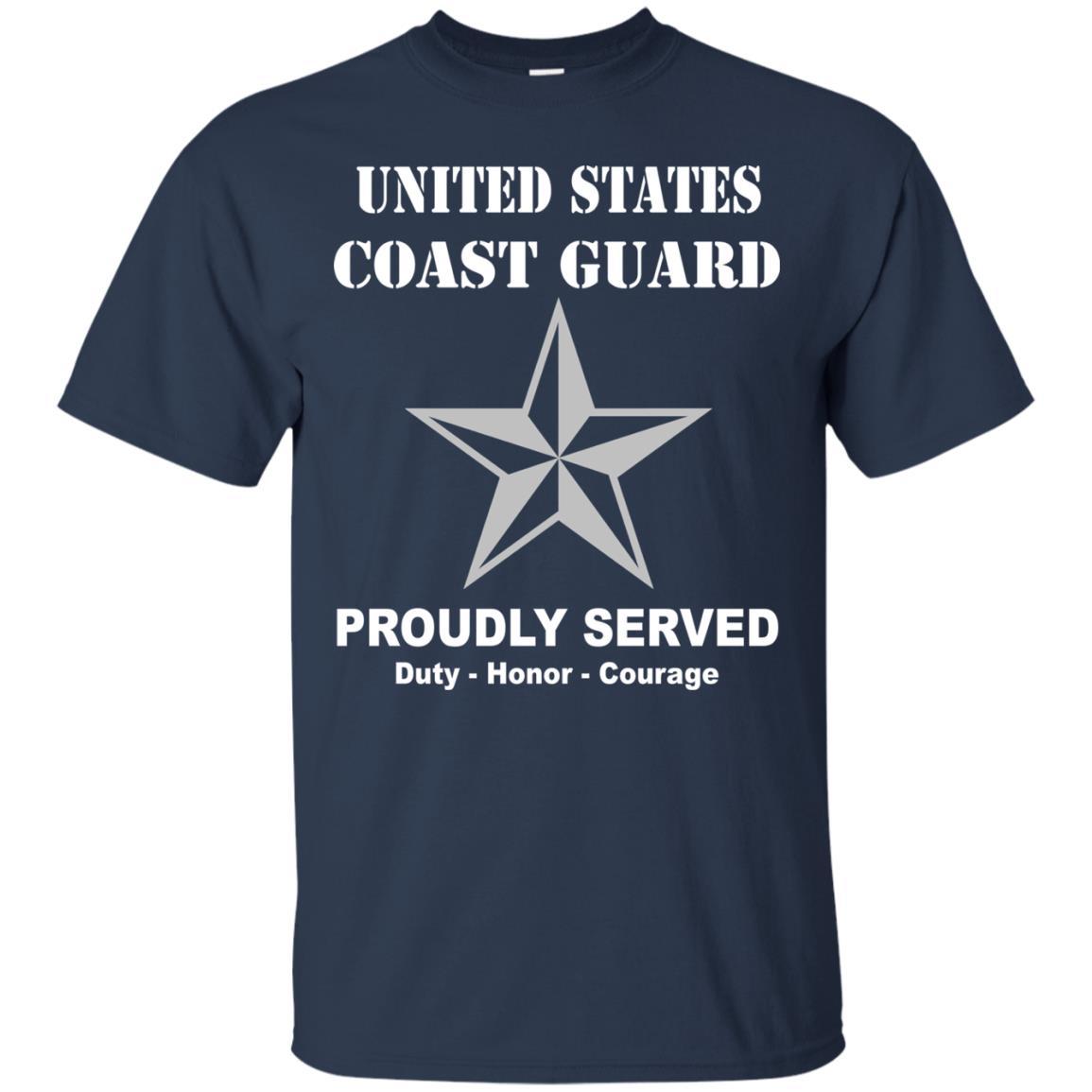 US Coast Guard O-7 Rear Admiral Lower Half O7 DRML Flag Officer Men Front USCG T Shirt-TShirt-USCG-Veterans Nation