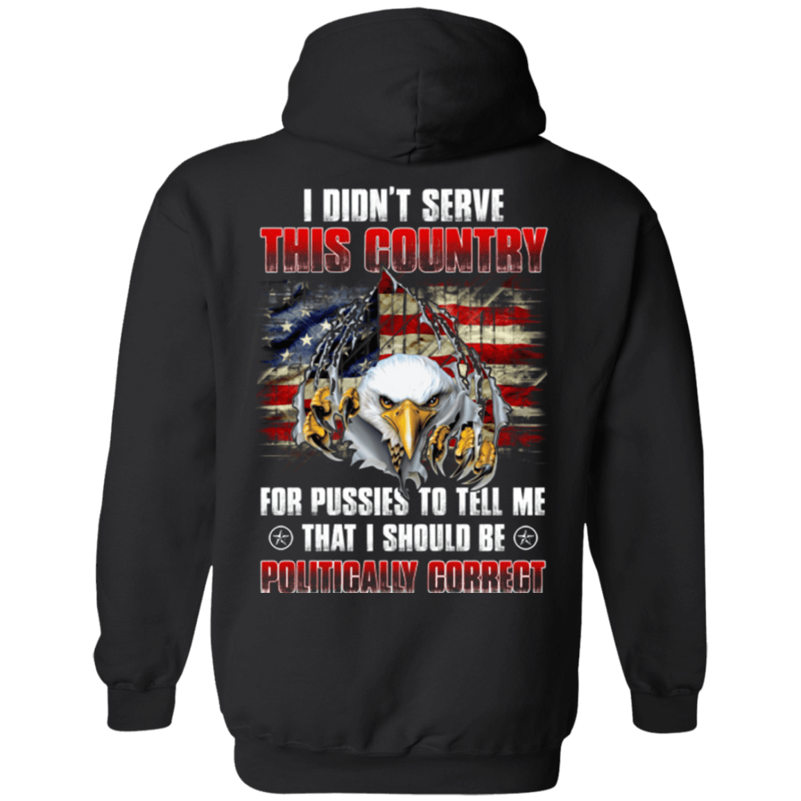 Military T-Shirt "Veteran - I Didn't Serve This Country"-TShirt-General-Veterans Nation