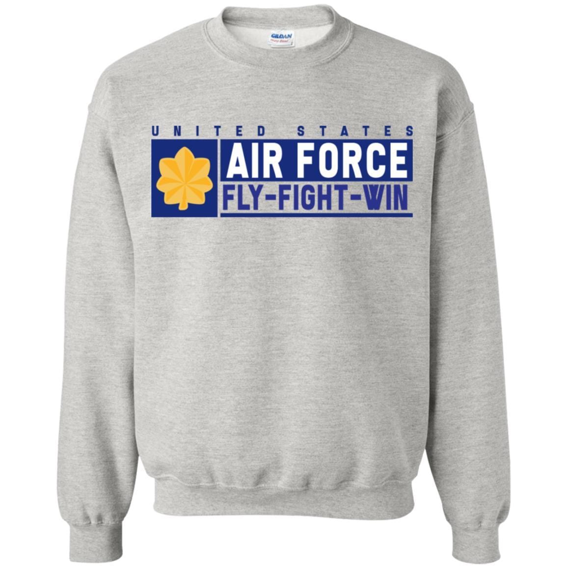 US Air Force O-4 Major Fly - Fight - Win Long Sleeve - Pullover Hoodie-TShirt-USAF-Veterans Nation