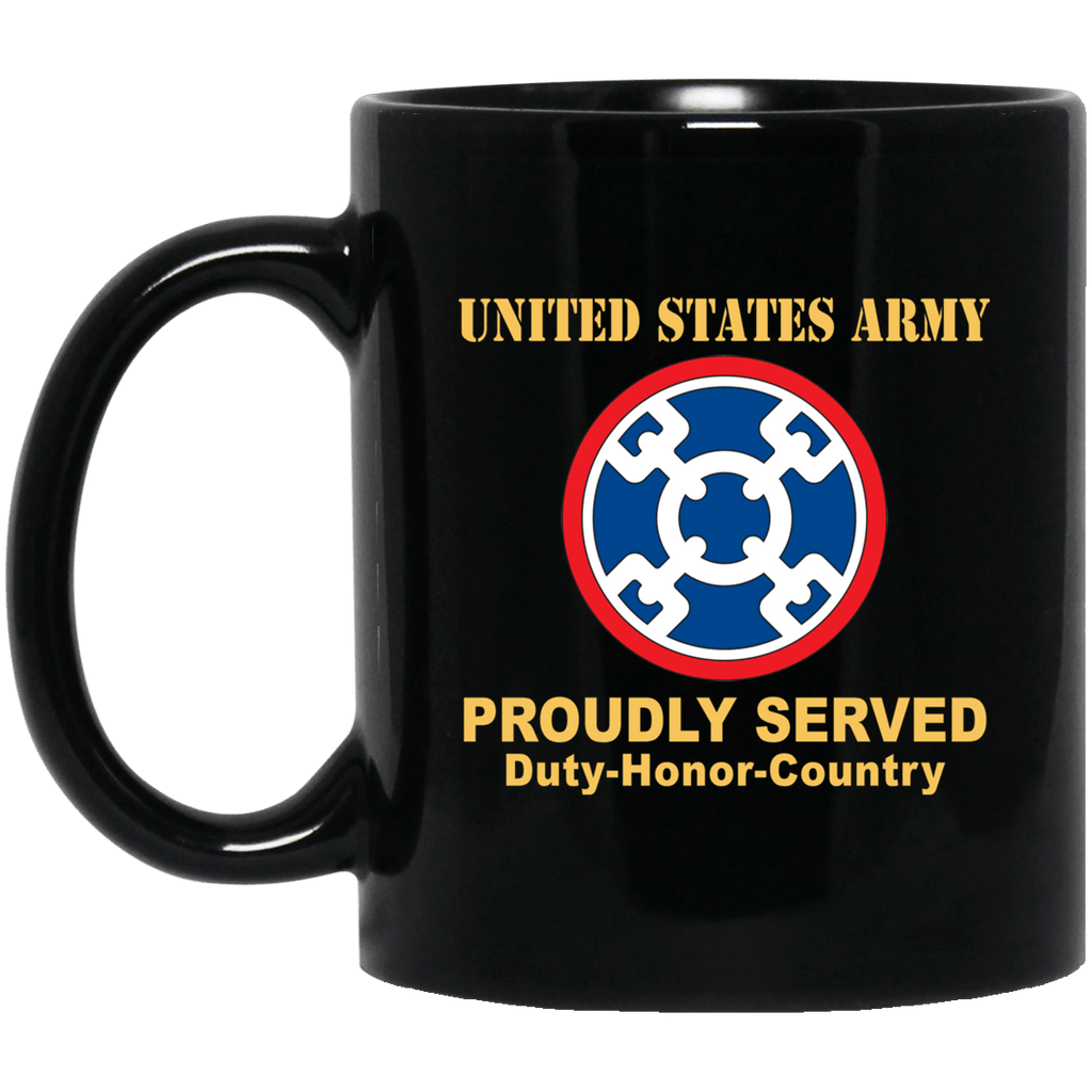 US ARMY 310TH SUSTAINMENT COMMAND- 11 oz - 15 oz Black Mug-Mug-Army-CSIB-Veterans Nation