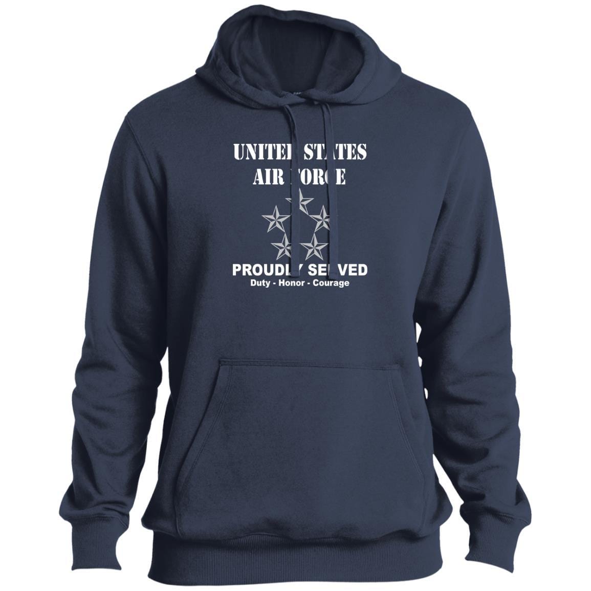 US Air Force O-10 General of the Air Force GAF O10 General Officer Ranks T shirt Sport-Tek Tall Pullover Hoodie - T-Shirt-TShirt-USAF-Veterans Nation