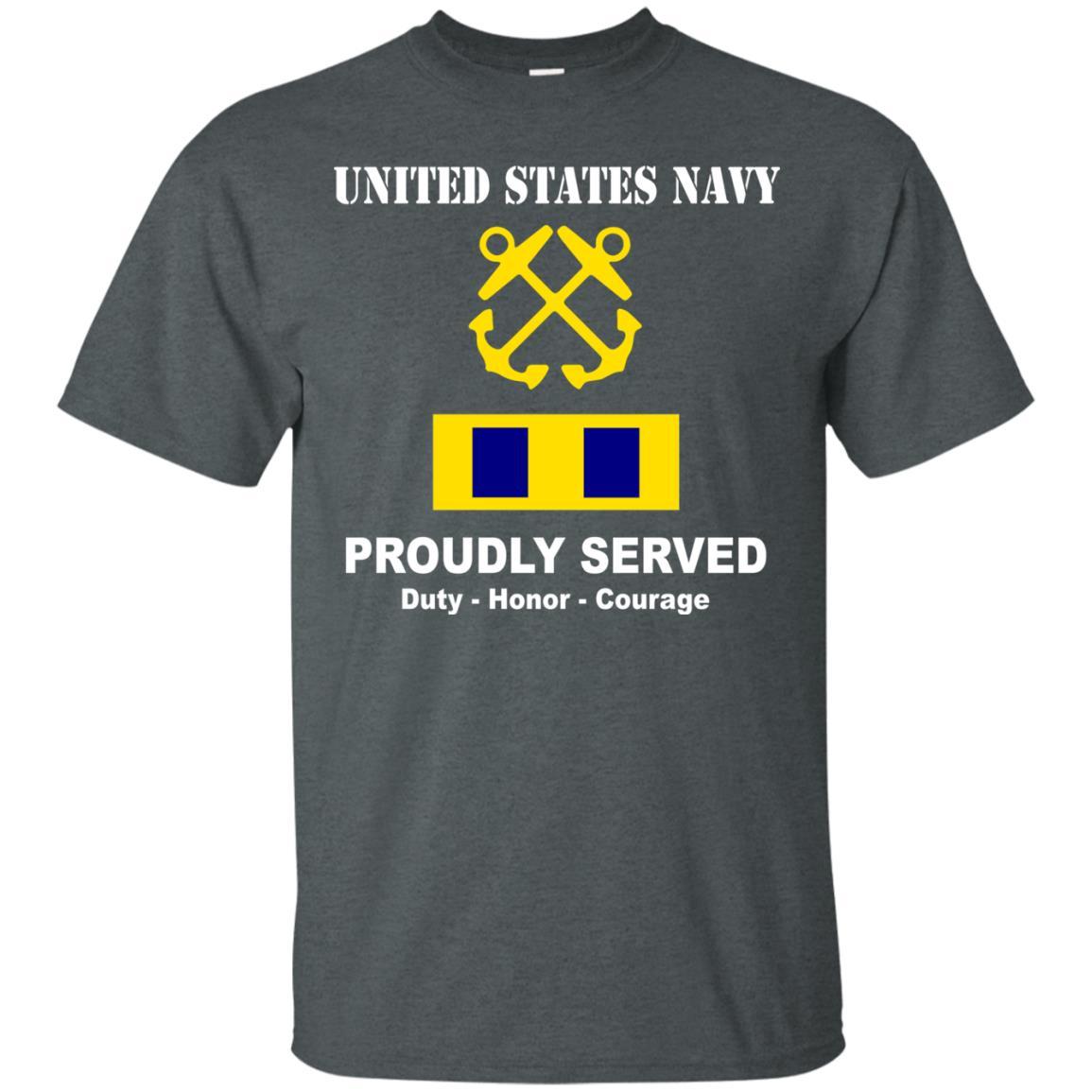 US Navy W-3 Chief Warrant Officer 3 W3 CW3 Warrant Officer Ranks Tshirt Men Front - T Shirts For Navy Ranks-TShirt-Navy-Veterans Nation