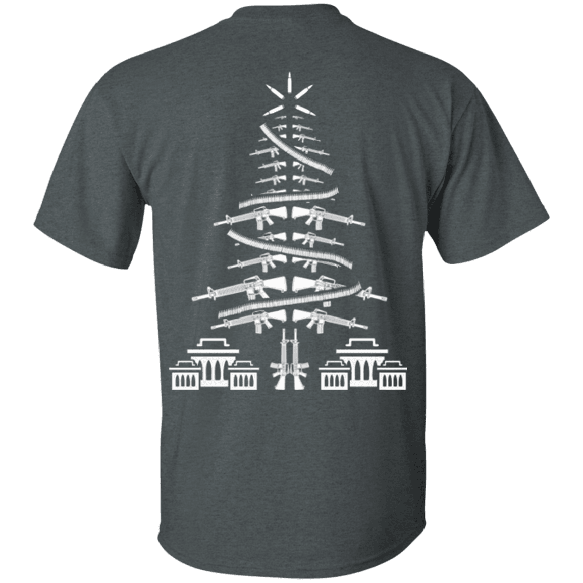 Military T-Shirt "Christmas Tree Veteran"-TShirt-General-Veterans Nation