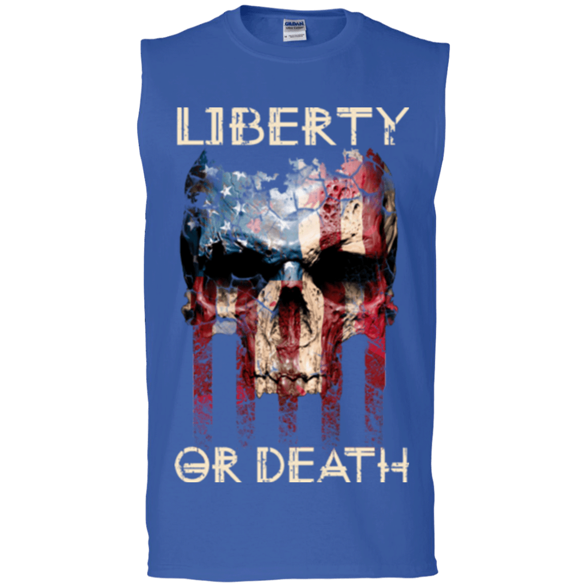 Military T-Shirt "LIBERTY OR DEATH"-TShirt-General-Veterans Nation