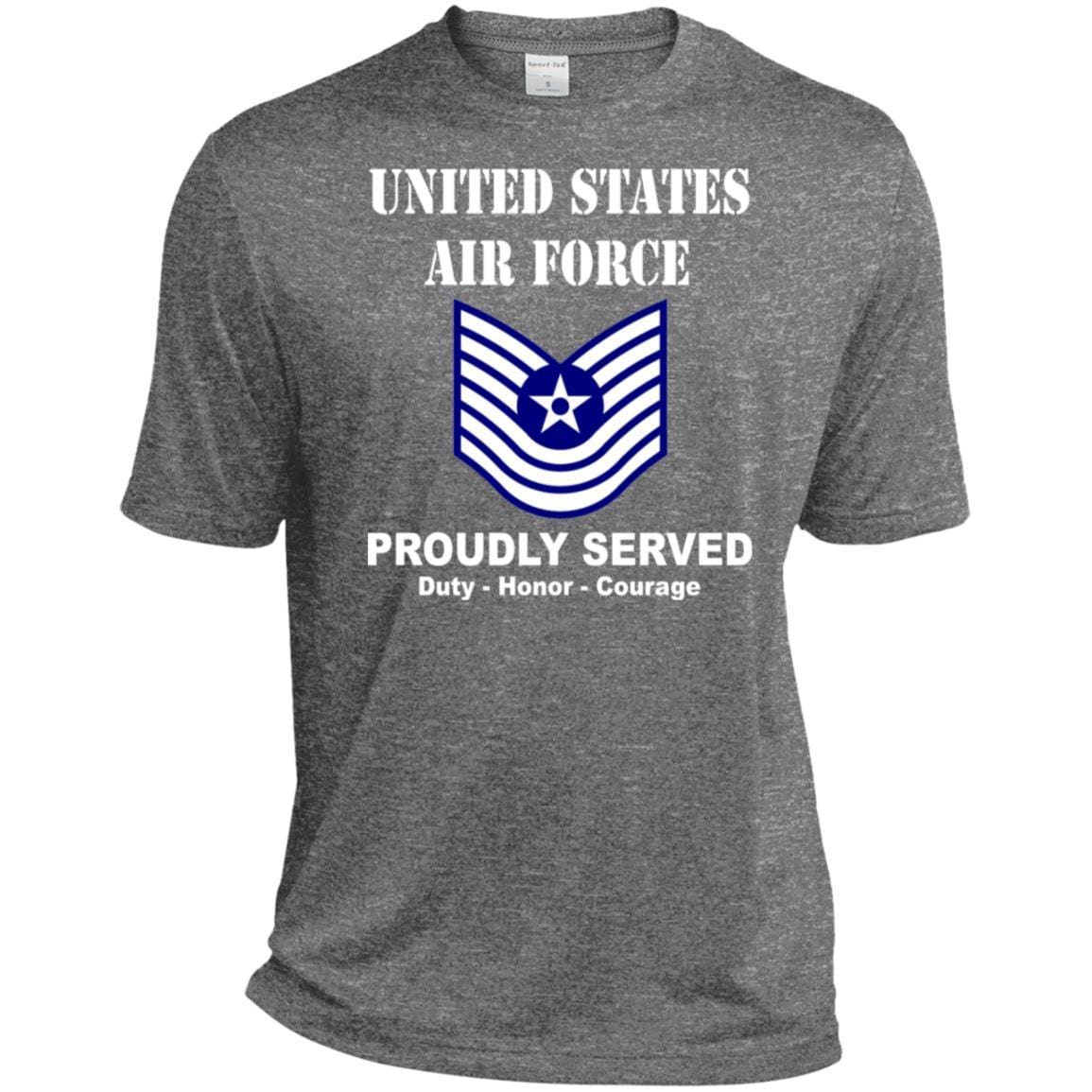 US Air Force E-7 Old Style E7 Noncommissioned Officer Ranks Sport-Tek Tall Pullover Hoodie - T-Shirt-TShirt-USAF-Veterans Nation