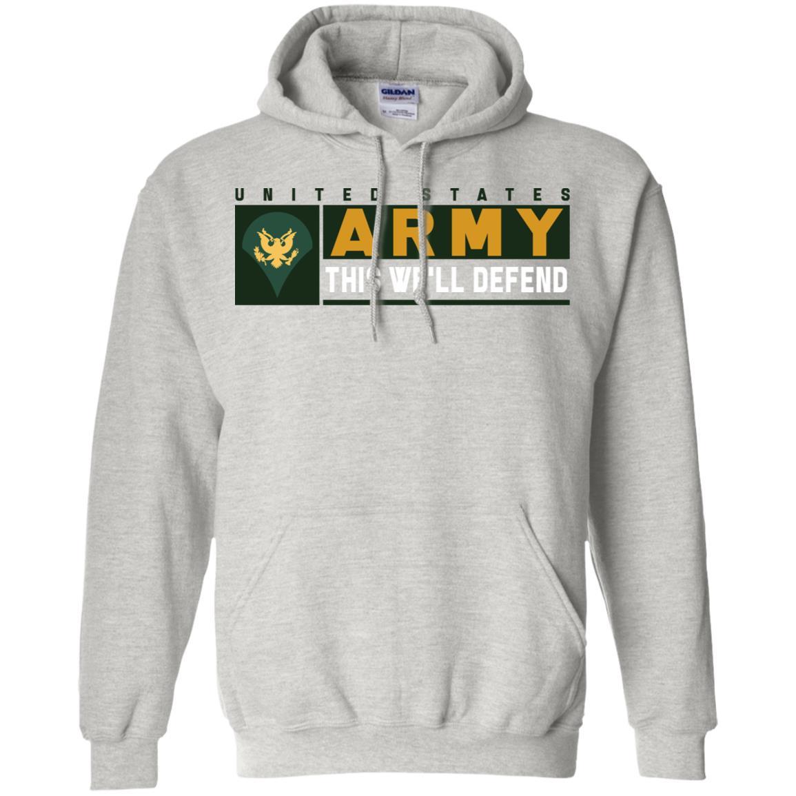 US Army E-4 SPC This We Will Defend Long Sleeve - Pullover Hoodie-TShirt-Army-Veterans Nation