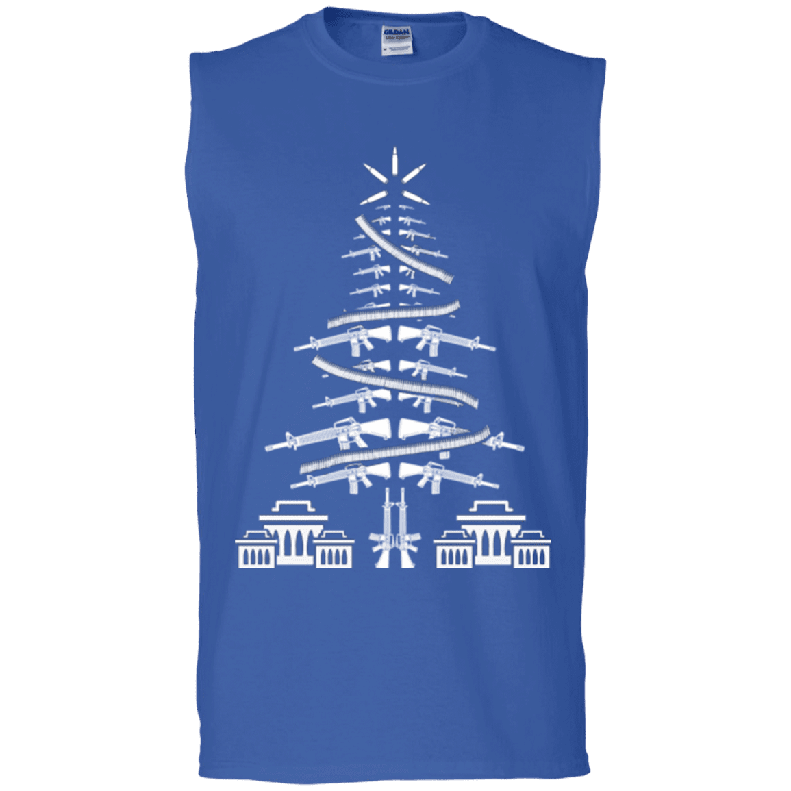 Military T-Shirt "CHRISTMAS TREE VETERAN"-TShirt-General-Veterans Nation