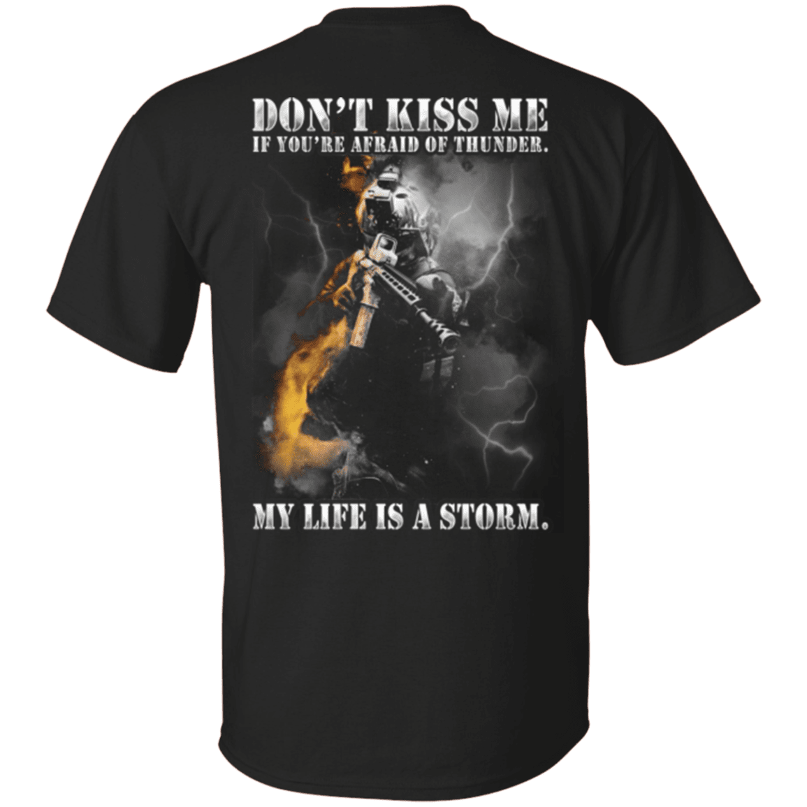 Military T-Shirt "My Life Is Storm Veteran"-TShirt-General-Veterans Nation