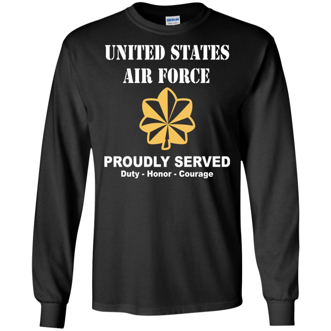 US Air Force O-4 Major Maj O4 Field Officer Ranks Men Front T Shirt For Air Force-TShirt-USAF-Veterans Nation