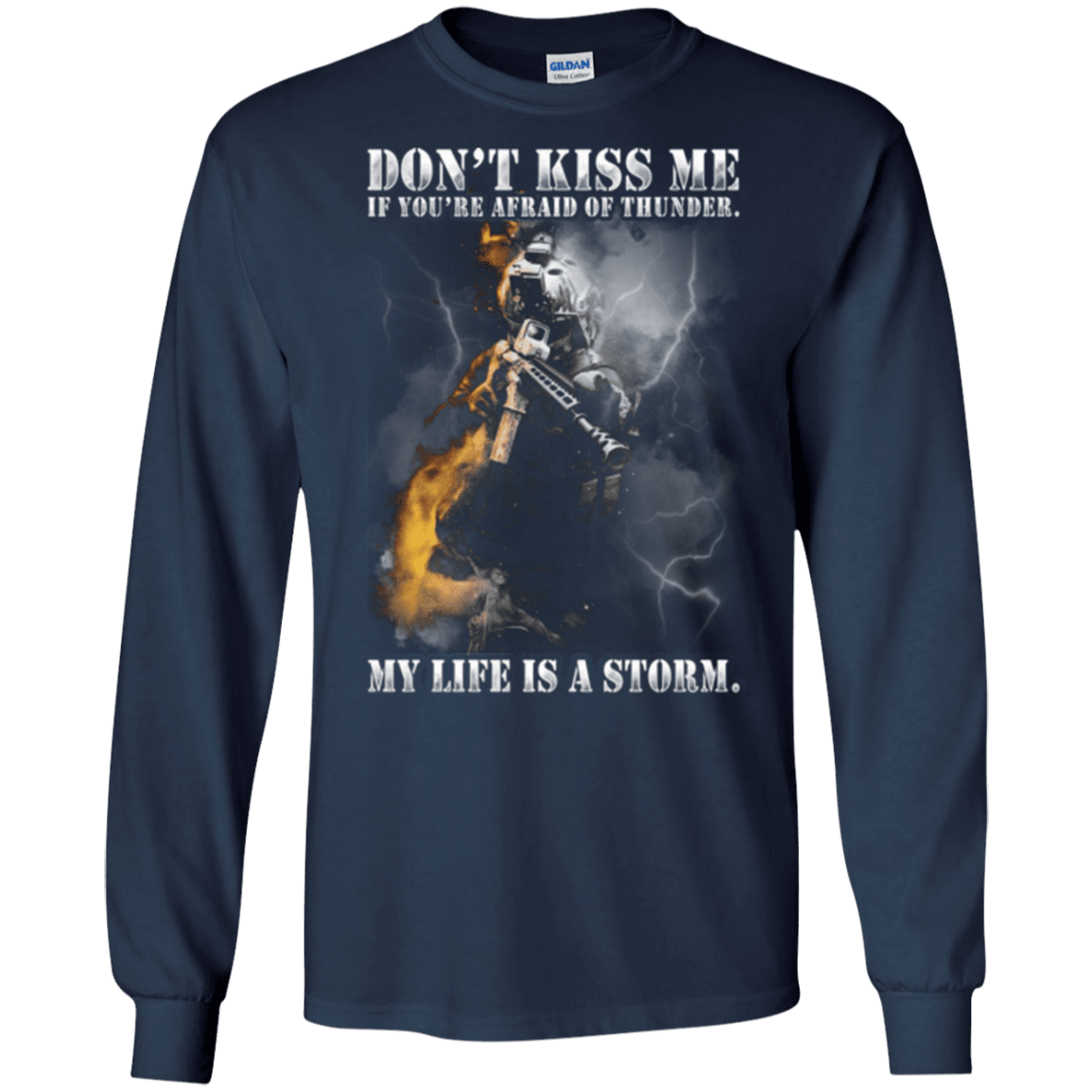 Military T-Shirt "My Life Is Storm Veteran"-TShirt-General-Veterans Nation