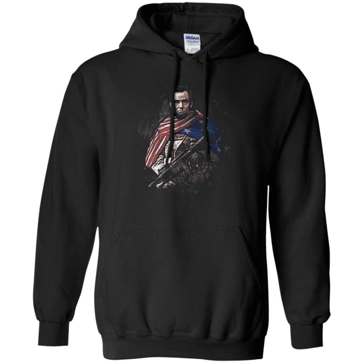 Military T-Shirt "Abraham Lincoln Soldier Presidents"-TShirt-General-Veterans Nation