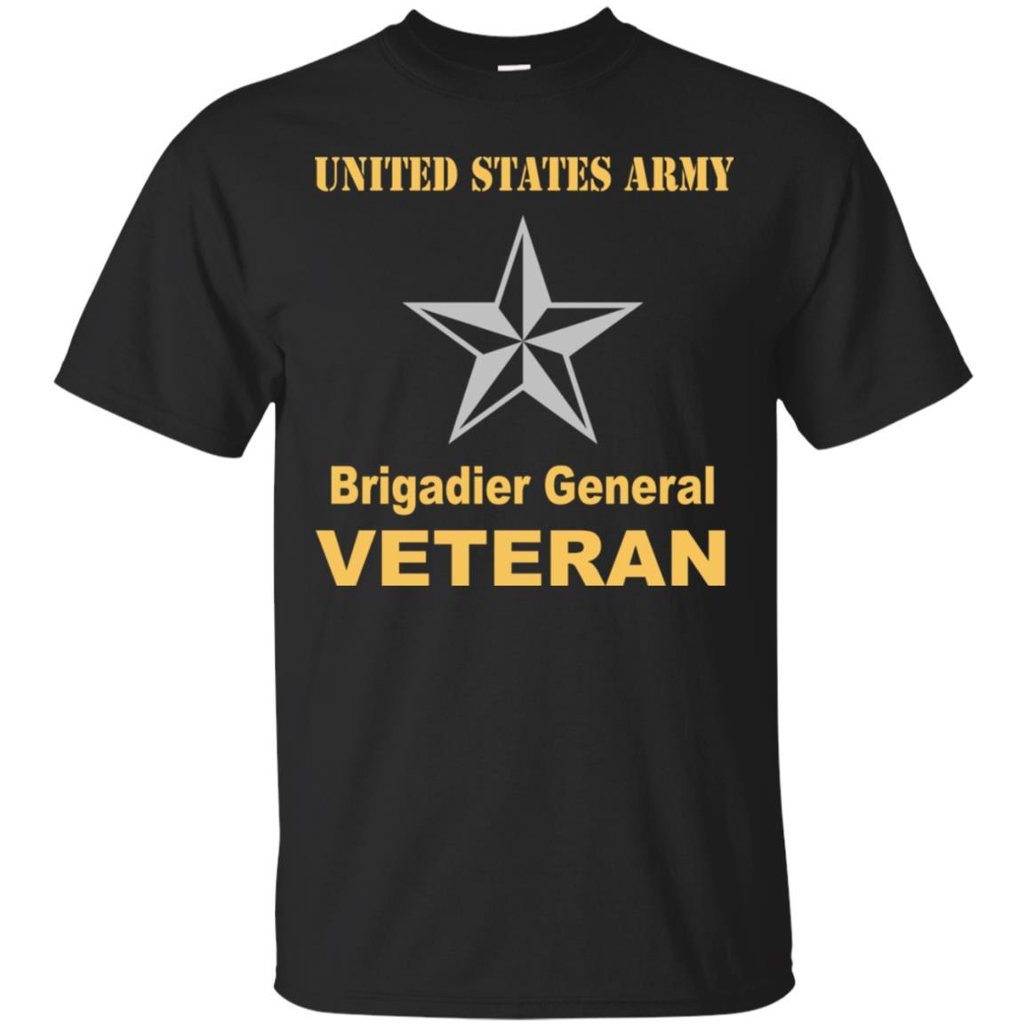 US Army O-7 Brigadier General O7 BG General Officer Veteran Men T Shirt On Front-TShirt-Army-Veterans Nation