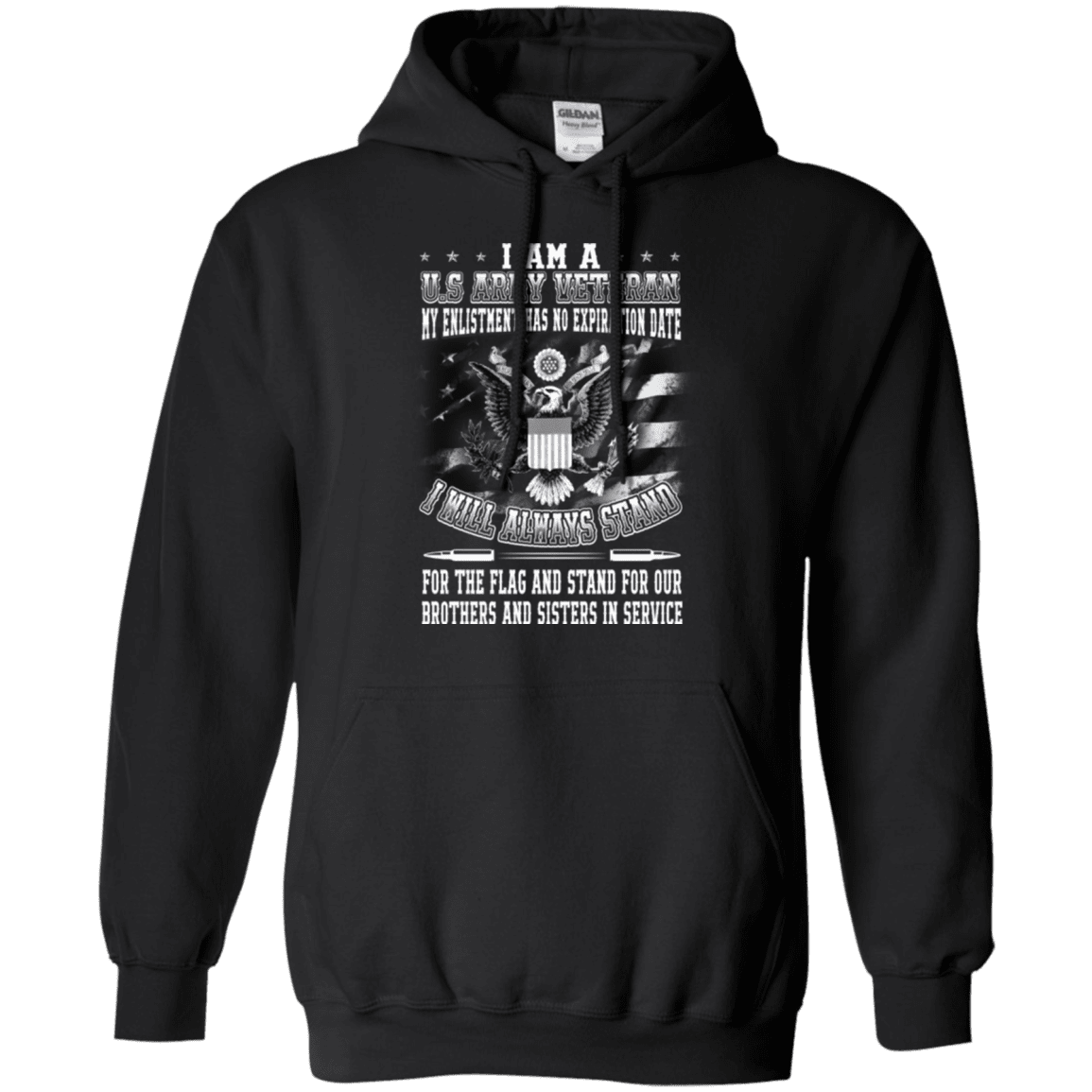 Military T-Shirt "I am A US Amry Veteran"-TShirt-General-Veterans Nation