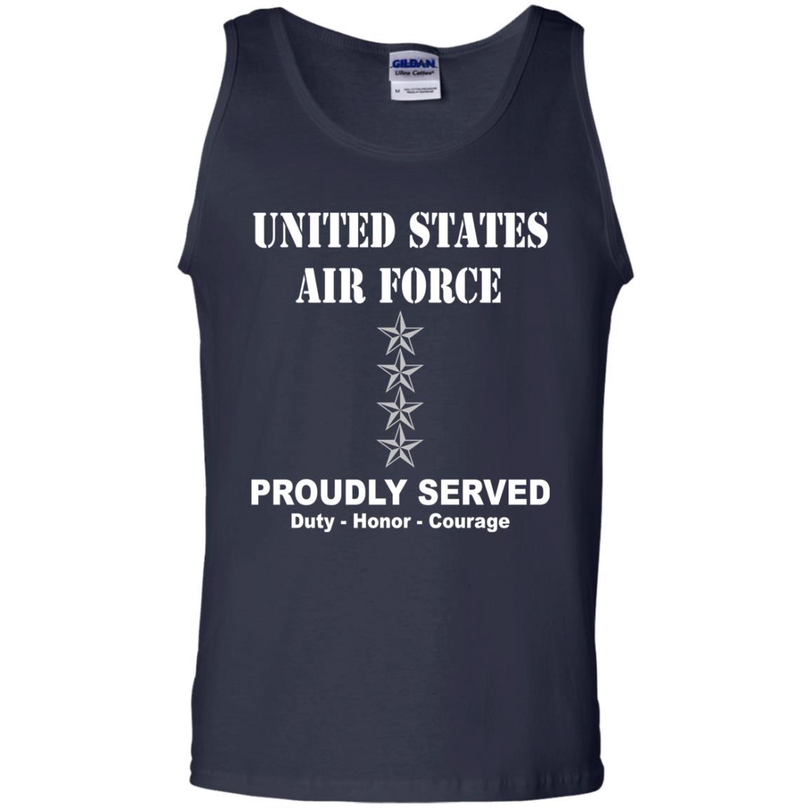 US Air Force O-10 General Gen O10 General Officer Ranks Men Front T Shirt For Air Force-TShirt-USAF-Veterans Nation