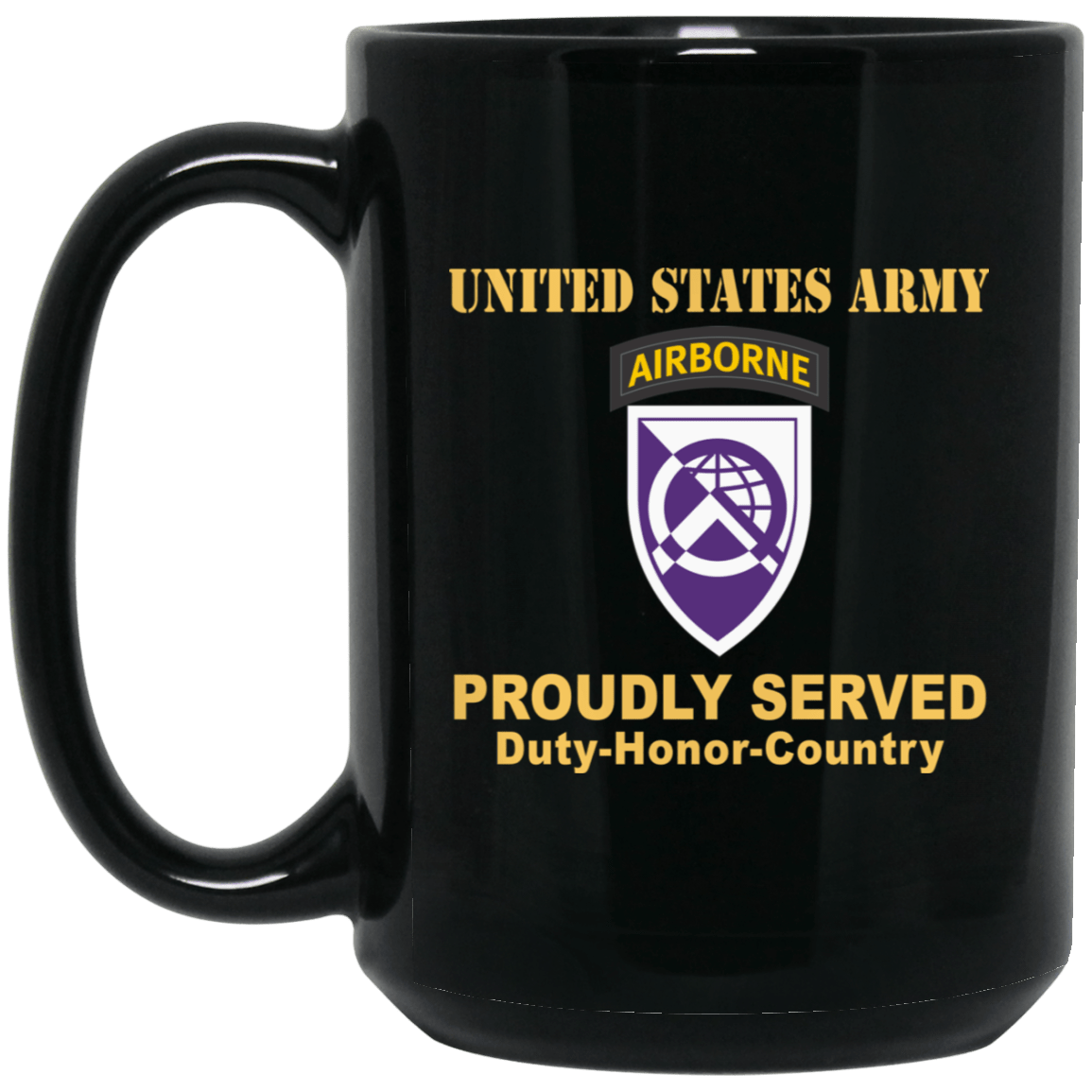 US ARMY 360TH CIVIL AFFAIRS BRIGADE- 11 oz - 15 oz Black Mug-Mug-Army-CSIB-Veterans Nation