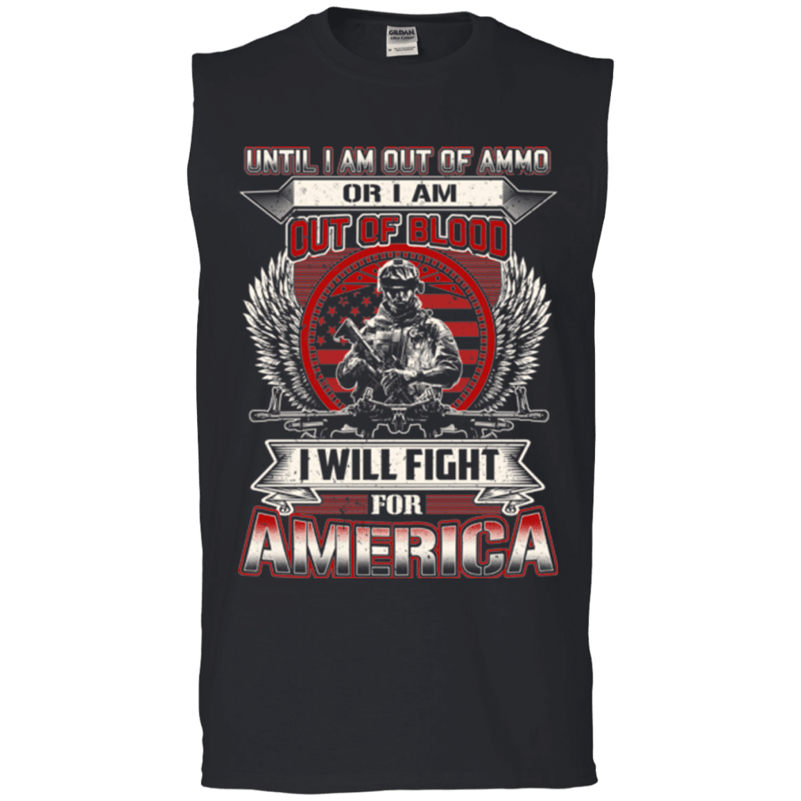 Military T-Shirt "I WILL FIRE FOR AMERICA"-TShirt-General-Veterans Nation