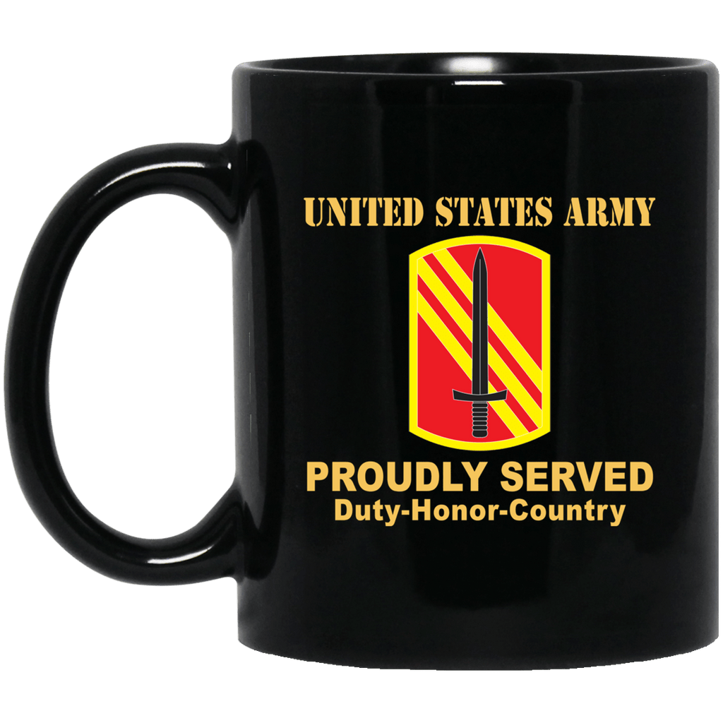 US ARMY 113 SUSTAINMENT BRIGADE- 11 oz - 15 oz Black Mug-Mug-Army-CSIB-Veterans Nation