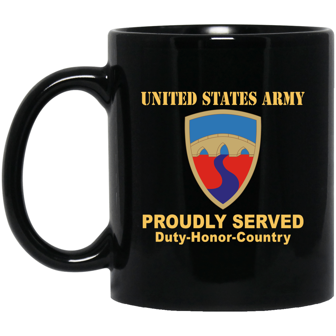 US ARMY 304TH SUSTAINMENT BRIGADE- 11 oz - 15 oz Black Mug-Mug-Army-CSIB-Veterans Nation