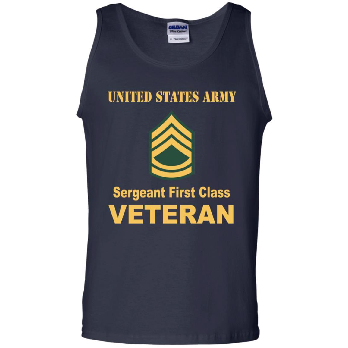 US Army E-7 Sergeant First Class E7 SFC Noncommissioned Officer Ranks Veteran Men T Shirt On Front-TShirt-Army-Veterans Nation