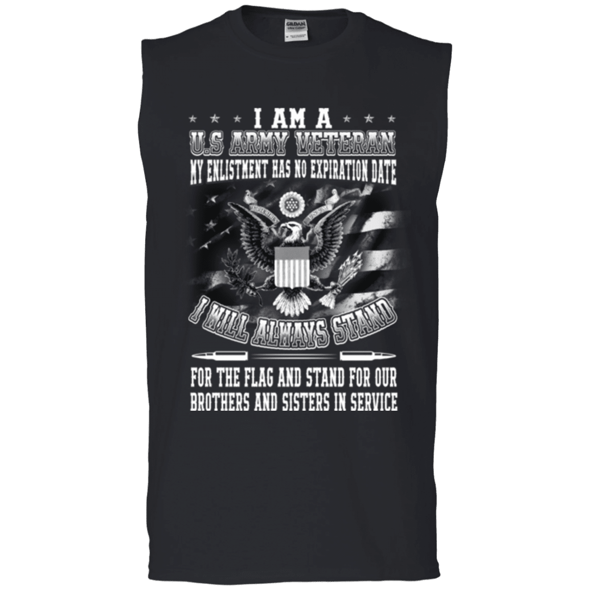 Military T-Shirt "I am A US Amry Veteran"-TShirt-General-Veterans Nation