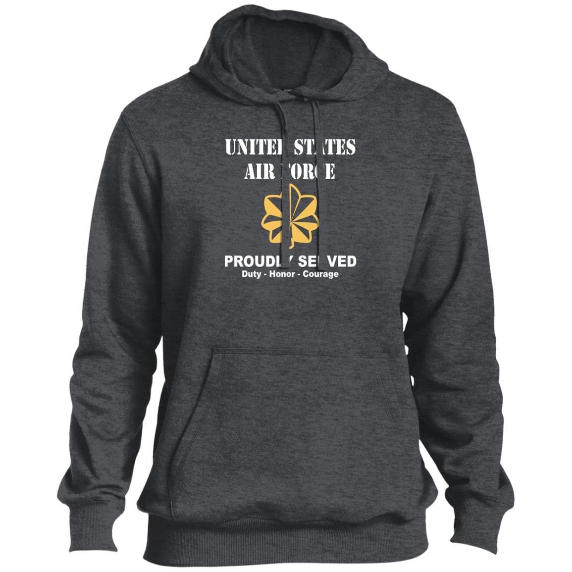 US Air Force O-4 Major Maj O4 Field Officer Ranks T shirt Sport-Tek Tall Pullover Hoodie - T-Shirt-TShirt-USAF-Veterans Nation