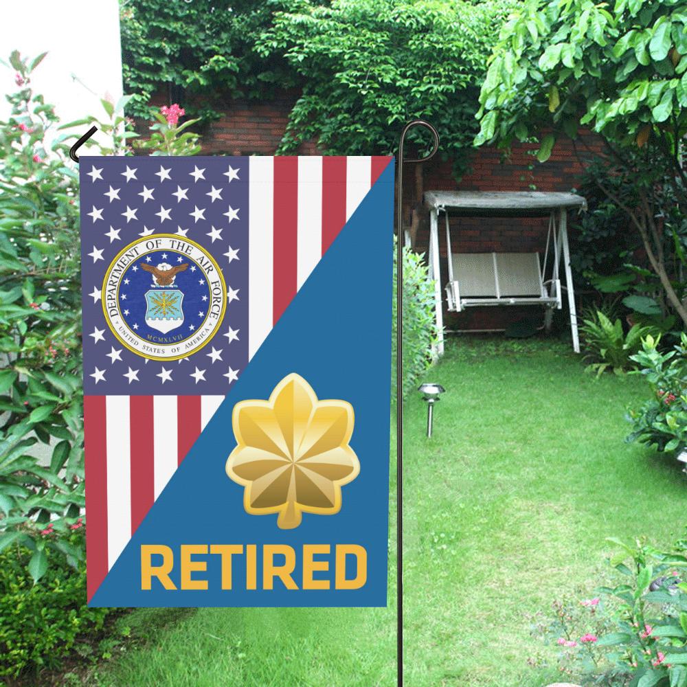 US Air Force O-4 Major Maj O4 Field Officer Retired House Flag 28 inches x 40 inches Twin-Side Printing-HouseFlag-USAF-Ranks-Veterans Nation