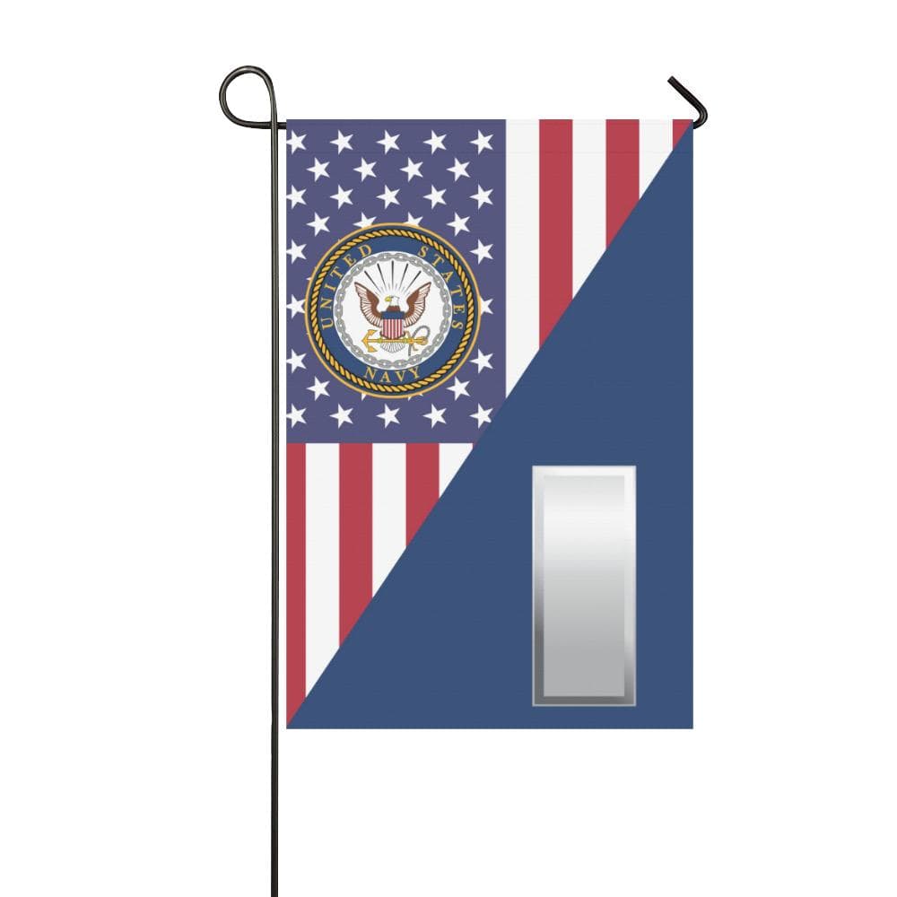 US Navy O-2 Lieutenant Junior Grade O2 LTJG Junior Garden Flag/Yard Flag 12 inches x 18 inches Twin-Side Printing-GDFlag-Navy-Officer-Veterans Nation