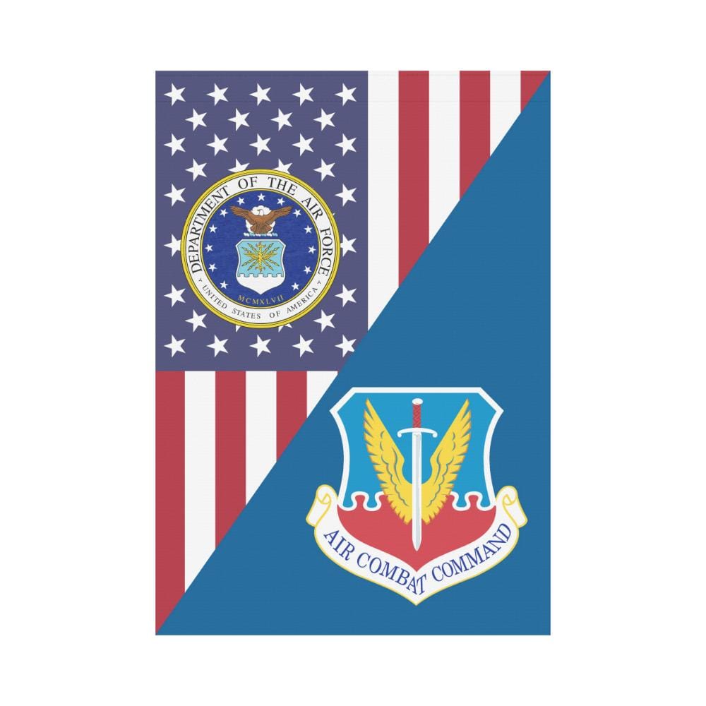 US Air Force Air Combat Command House Flag 28 inches x 40 inches Twin-Side Printing-HouseFlag-USAF-Shield-Veterans Nation