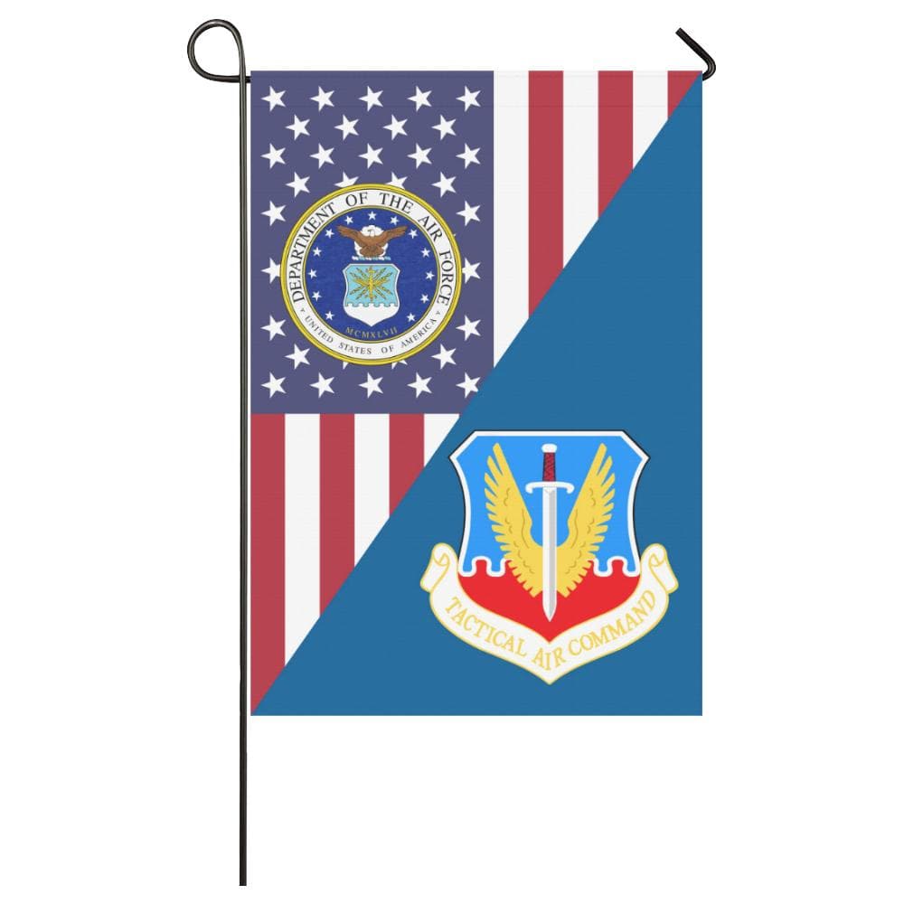 US Air Force Tactical Air Command House Flag 28 inches x 40 inches Twin-Side Printing-HouseFlag-USAF-Shield-Veterans Nation