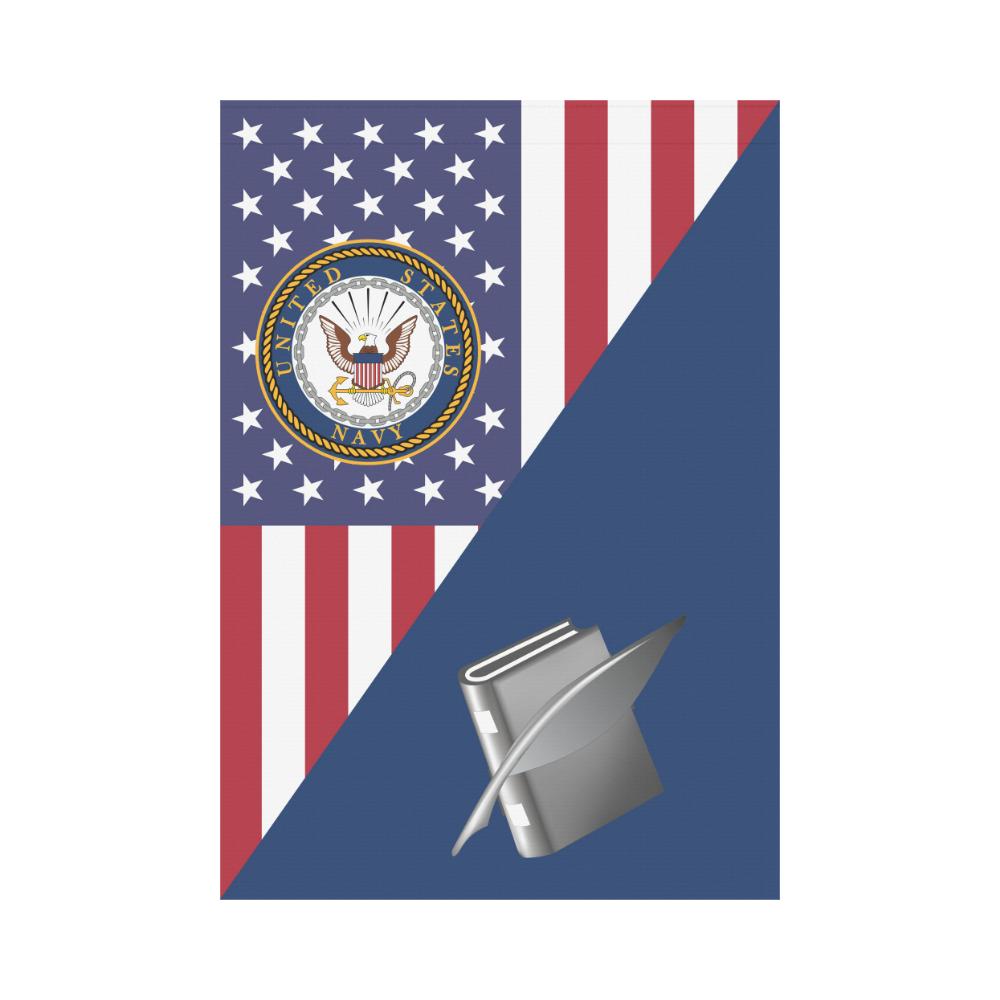 US Navy Personnel Specialist Navy PS House Flag 28 inches x 40 inches Twin-Side Printing-HouseFlag-Navy-Rate-Veterans Nation