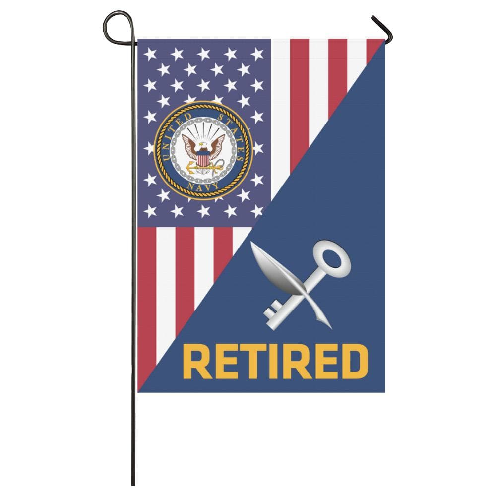 US Navy Ship's Serviceman Navy SH Retired House Flag 28 inches x 40 inches Twin-Side Printing-HouseFlag-Navy-Rate-Veterans Nation