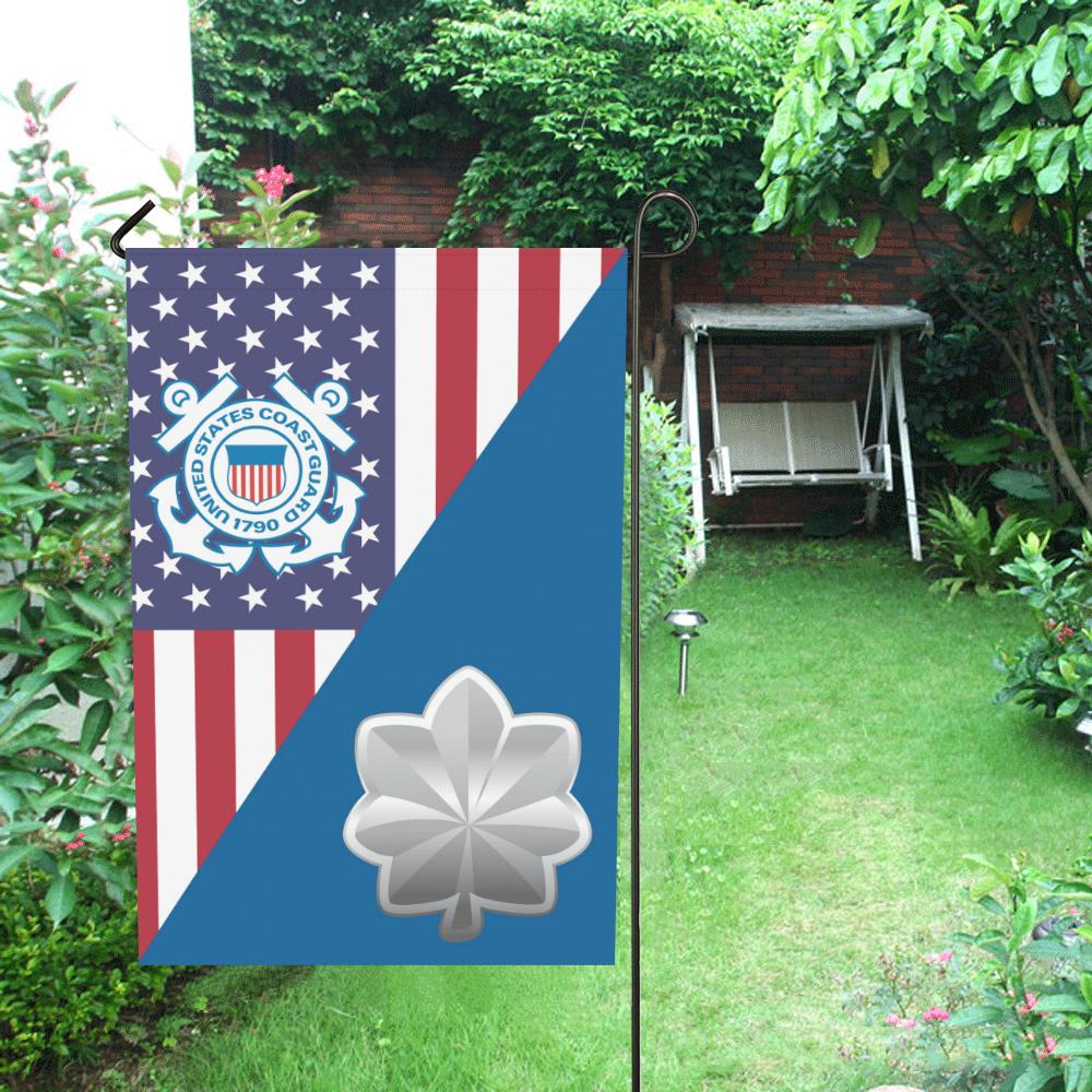 US Coast Guard O-5 Commander O5 CDR Senior Officer Garden Flag/Yard Flag 12 inches x 18 inches-GDFlag-USCG-Officer-Veterans Nation