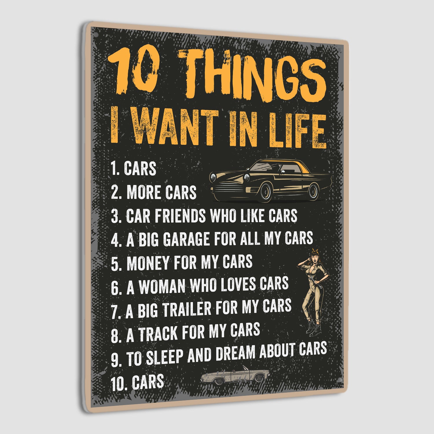 10 Things I Want In Life, Metal Signs-MetalSign-AllBranch-Veterans Nation