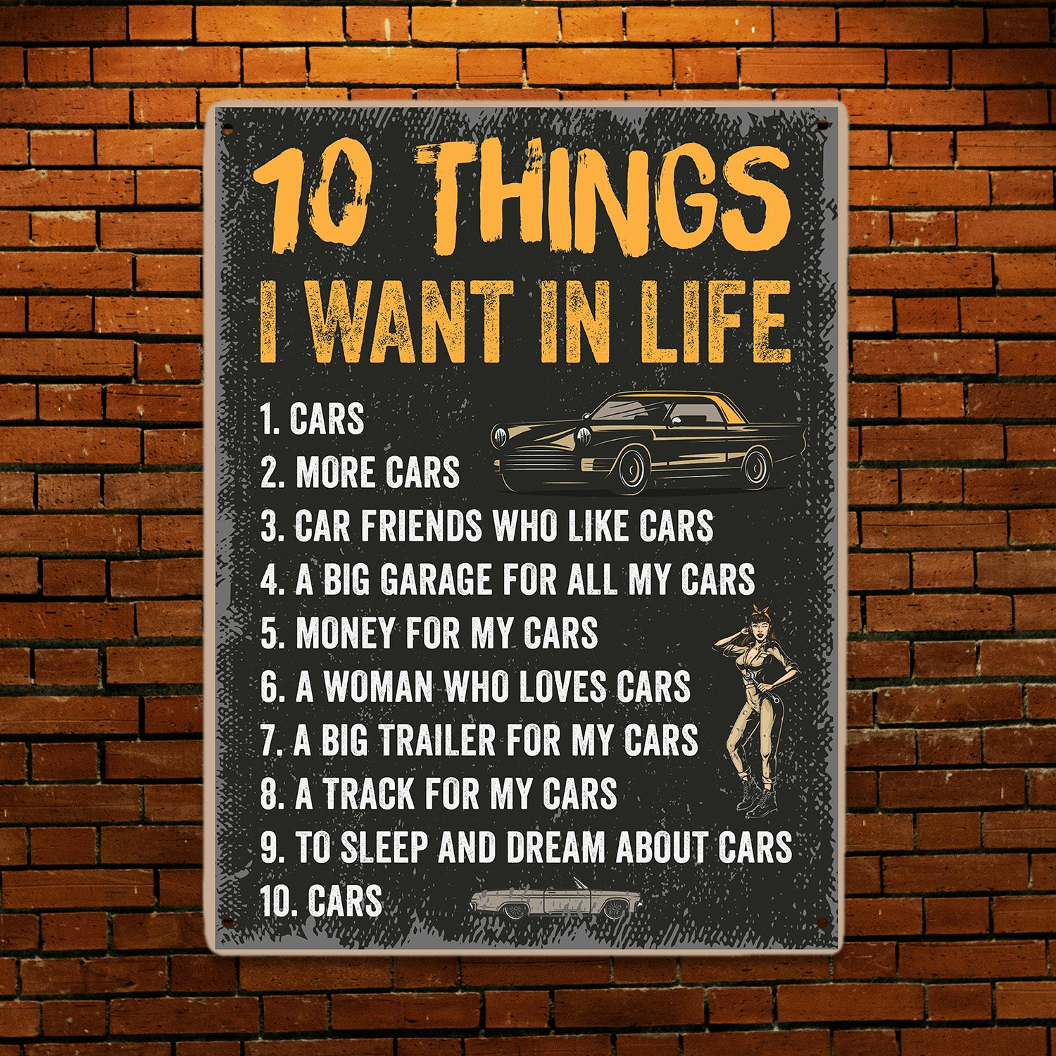 10 Things I Want In Life, Metal Signs-MetalSign-AllBranch-Veterans Nation