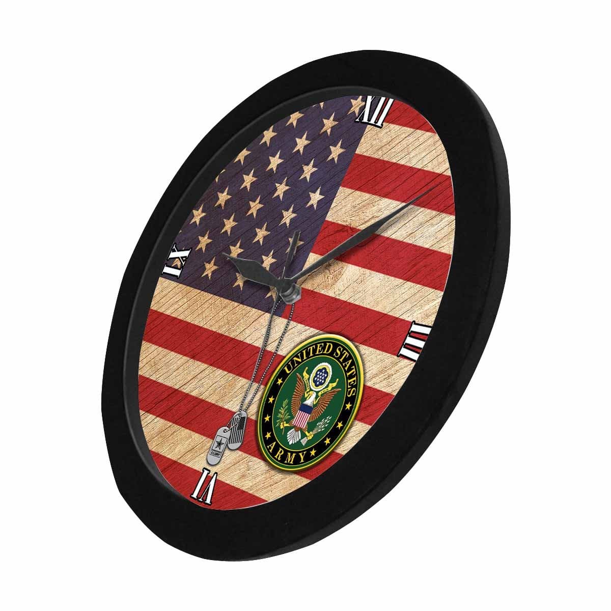 US Army Wall Clock-WallClocks-Army-Logo-Veterans Nation