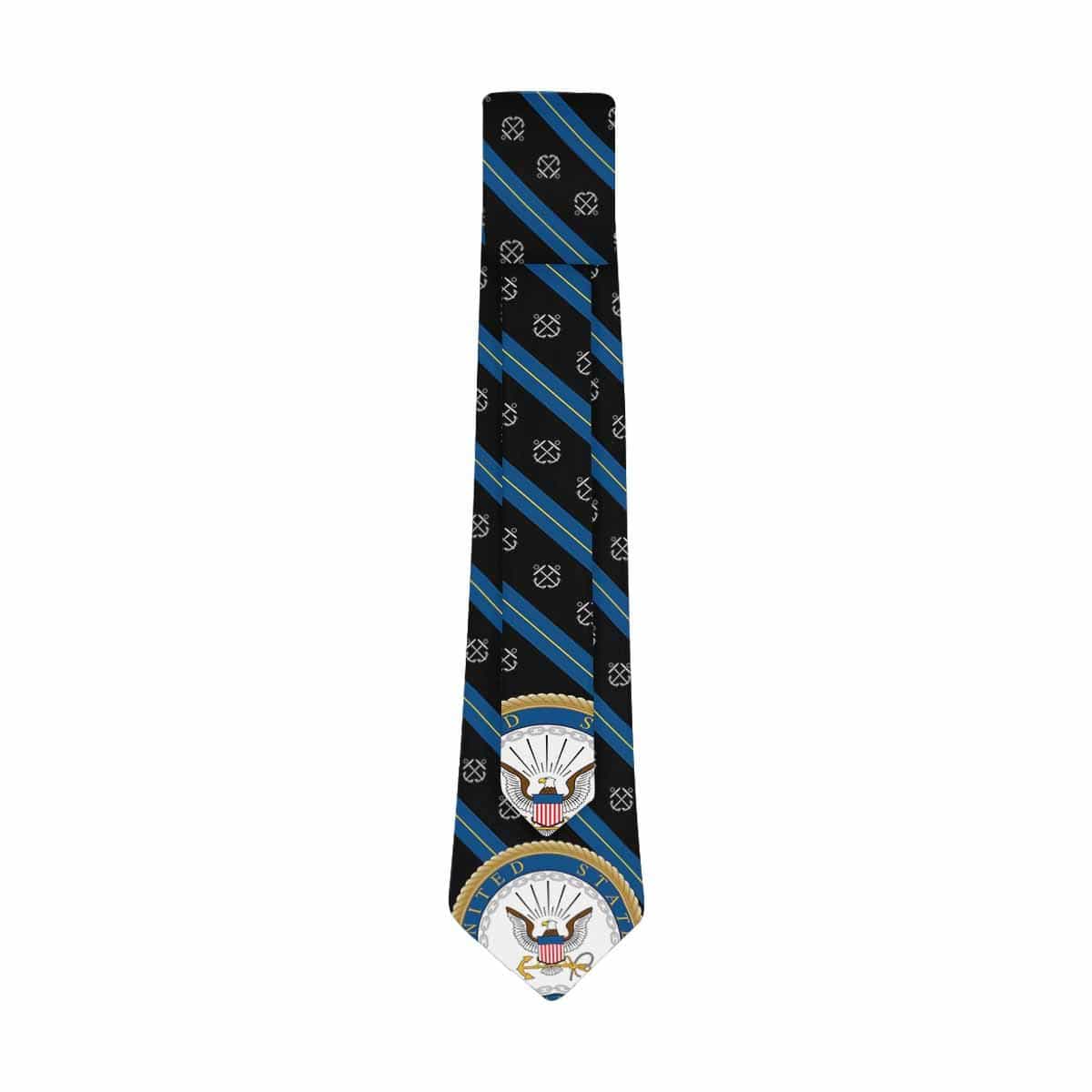 US Navy Boatswain's Mate Navy BM Classic Necktie (Two Sides)-Necktie-Navvy-Rate-Veterans Nation