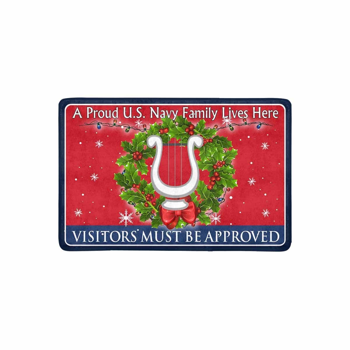 US Navy Musician Navy MU - Visitors must be approved-Doormat-Navy-Rate-Veterans Nation